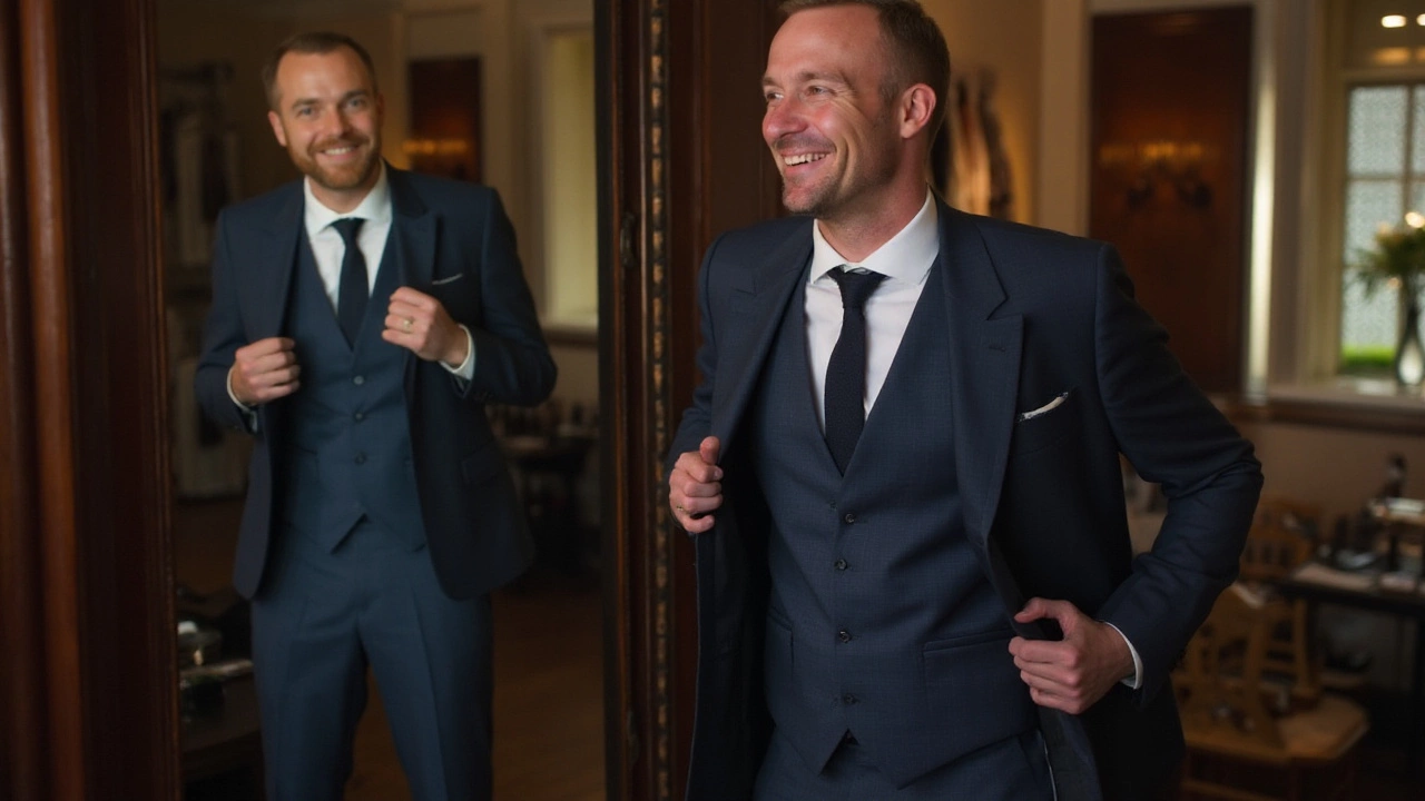 Secrets to Looking Slim in Your Wedding Suit