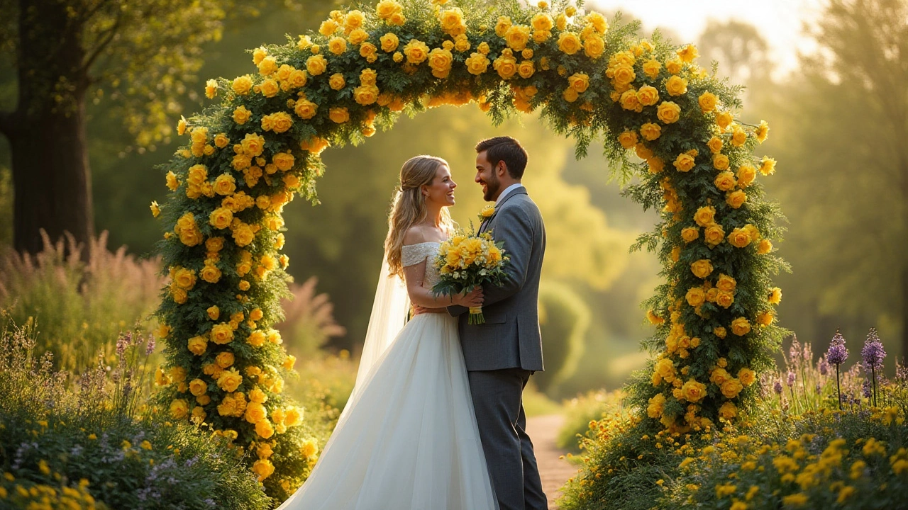 The Symbolic Meanings of Yellow Flowers at Weddings: A Guide for Couples