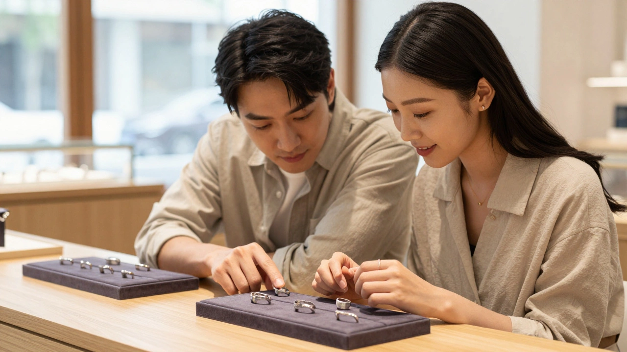 Who Buys the Man's Wedding Ring? Traditional Rules and Modern Realities